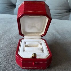 Vintage CARTIER Ring Box 2.25x1.75x1.75 inches